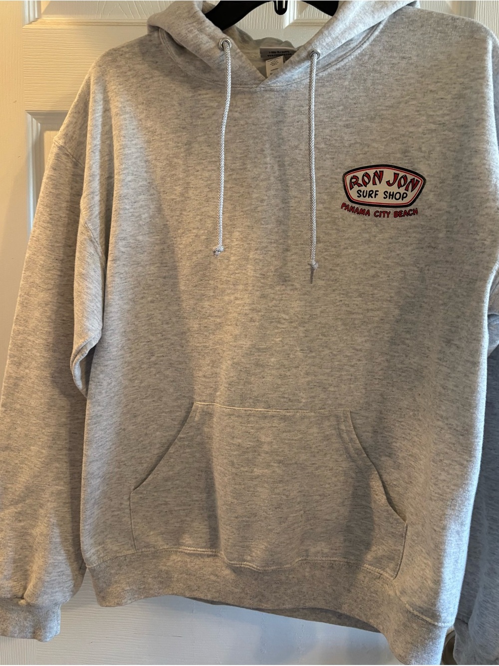 Gray Hooded Sweatshirt - Ron Jon Surf Shop Panama City Beach
